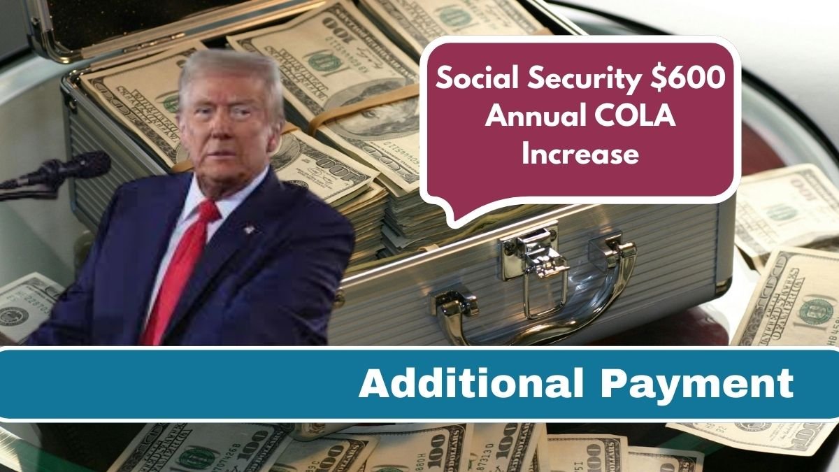 Social Security $600 Annual COLA Increase